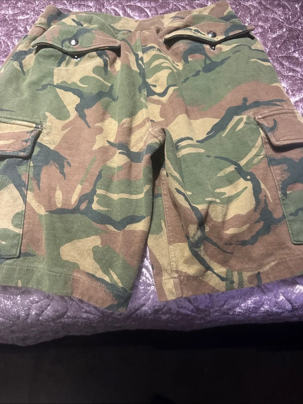 Polo by Ralph Lauren Camo Cargo Shorts in Green and Brown